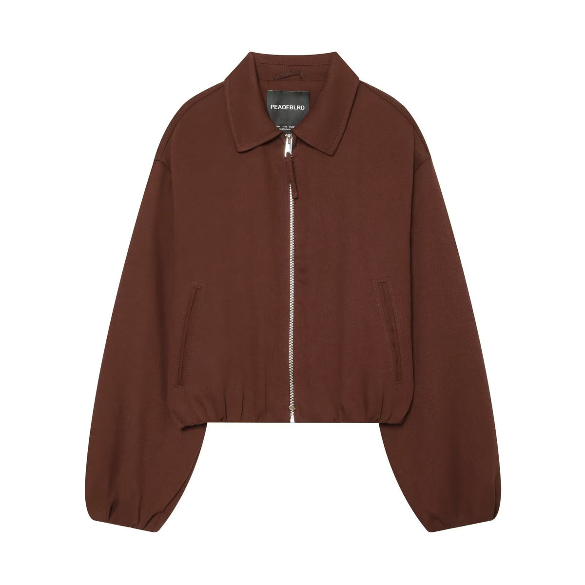 Bubble hem corridor shaped lapel jacket for women