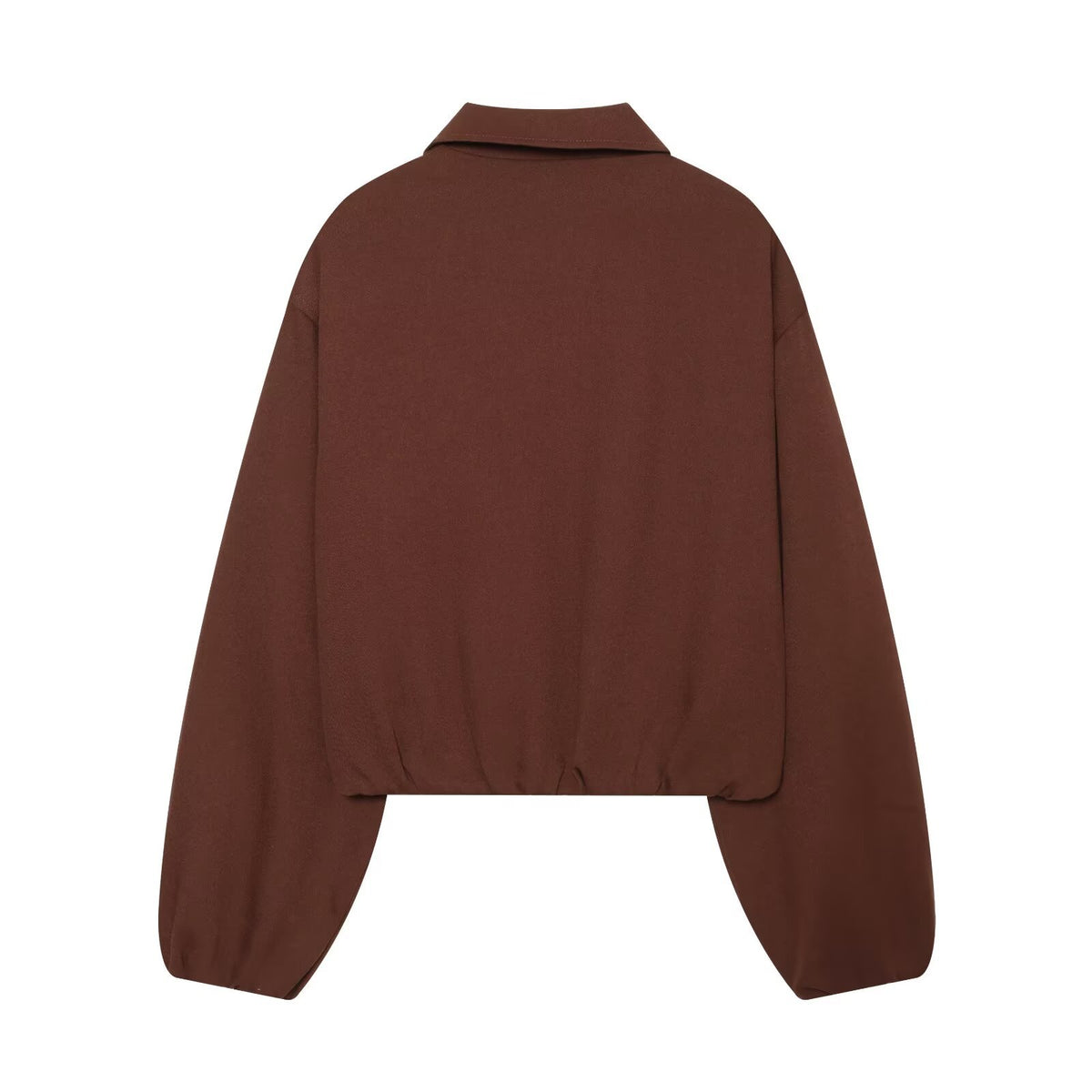 Bubble hem corridor shaped lapel jacket for women