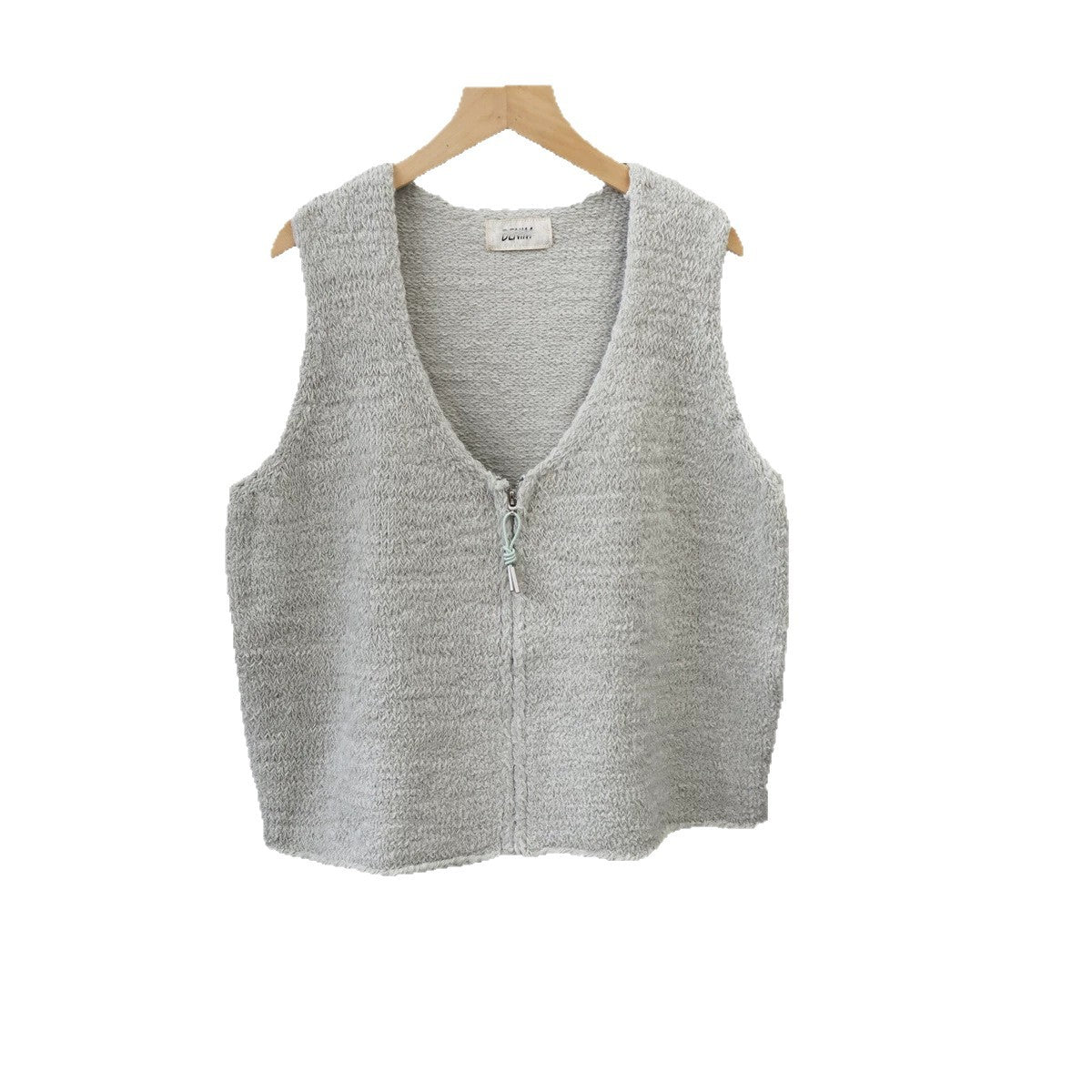 Loose zipper vest